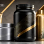 premium container packaging with heat transfer labels and seamless branding finish