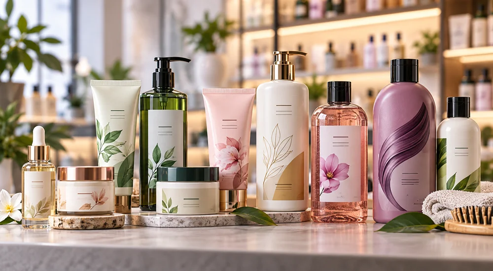 Personal care label design for cosmetic products on Indian retail shelves